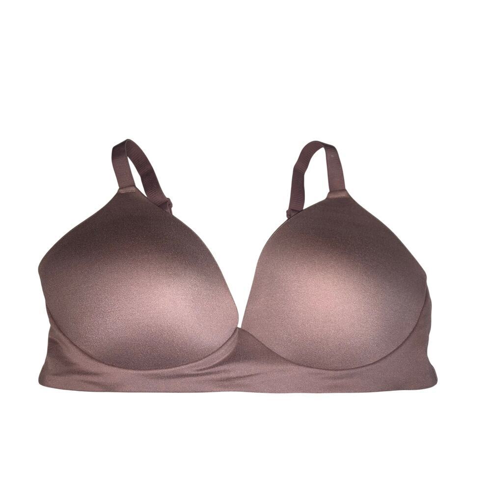 Lounge Bra Size 38DD Primark T-Shirt Padded Mocha Purple Wire Free New
